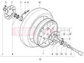 PIAGGIO X9 500 Evolution ABS Front wheel