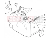 PIAGGIO X9 500 Evolution ABS Fuel tank