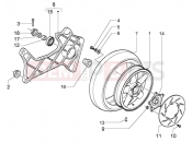 PIAGGIO X9 500 Evolution ABS Rear wheel
