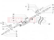 PIAGGIO X9 500 Evolution ABS Handlebars - Master cil.