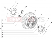 PIAGGIO X9 500 Evolution Front wheel