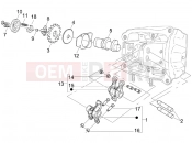 PIAGGIO X9 500 Evolution Rocking levers support unit