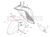 PIAGGIO X9 500 Evolution (USA) Wheel huosing - Mudguard