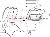 PIAGGIO Zip 50 Front glove compartment