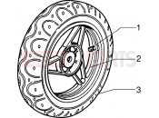 PIAGGIO Zip 50 Front wheel