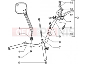 PIAGGIO Zip 50 Handlebars component parts