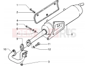 PIAGGIO Zip 50 Silencer