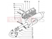 Exhaust pipe - Piaggio Zip & Zip