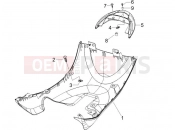 PIAGGIO Zip 100 4T Side cover - Spoiler
