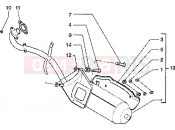PIAGGIO Zip 125 4T Catalytic silencer
