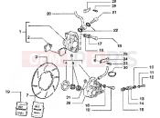 PIAGGIO Zip 125 4T Disc brake caliper