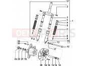 PIAGGIO Zip 125 4T Fork-disc brake