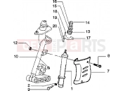 PIAGGIO Zip 125 4T Front damper cover