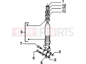 PIAGGIO Zip 125 4T Rear damper