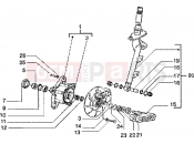 PIAGGIO Zip 125 4T Steering column-disc brake