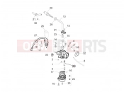 PIAGGIO Zip 50 2T Carburetor's components