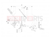 Handlebars - Master cil. - Piaggio Zip 50 2T 2014