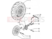 PIAGGIO Zip 50 4T Front wheel-brake caliper