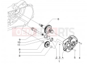 Reduction unit - Piaggio Zip 50 4T 2007
