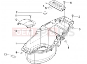 PIAGGIO Zip 50 4T Helmet huosing - Undersaddle