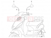 PIAGGIO Zip 50 4T tükör
