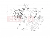 PIAGGIO Zip 50 SP Crankcase cover - Crankcase cooling