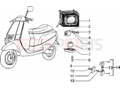 PIAGGIO Zip 50 MY95 Electrical devices
