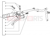 PIAGGIO Zip 50 MY95 Handlebars component parts