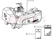 Engine - Piaggio Zip 50 2T Catalyzed