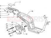 PIAGGIO Zip SP 50 old. Chassis-Central stand
