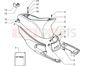 PIAGGIO Zip SP 50 old. Side covers