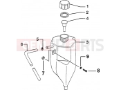 PIAGGIO Zip SP 50 H2O Expansion tank