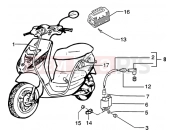 PIAGGIO Zip SP 50 H2O H.t. coil-Regulator