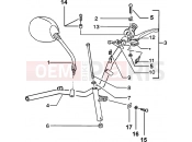 PIAGGIO Zip SP 50 H2O Handlebars component parts