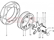 PIAGGIO Zip SP 50 H2O Rear wheel