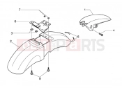 PIAGGIO Beverly 500 (EMEA) Front mudguard-rear mudguard