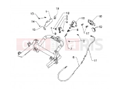 PIAGGIO Saddle unlock control