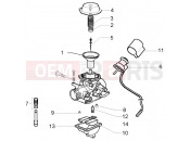 PIAGGIO Fly 125 4T Carburettor