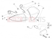 PIAGGIO Fly 125 4T Rear lights