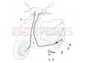 PIAGGIO Fly 150 4T Odometer transmissions-rear brake