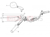PIAGGIO Fly 50 2T Handlebars component parts