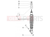 PIAGGIO Fly 50 2T Rear damper