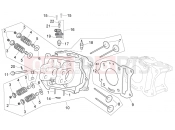 Cylinder head - Aprilia Atlantic 125 E3 2010