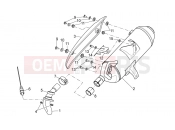 APRILIA Atlantic 300 Exhaust unit