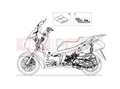 APRILIA Atlantic 300 Plate set-decal-op.handbooks