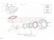 DUCATI Monster 695 CYLINDER - PISTON » ENGINE CASE