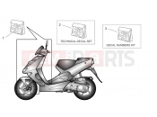 APRILIA SR 50 Di-Tech Front body and technical decal