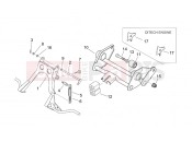 APRILIA SR 50 Di-Tech & Carb. középállvány - motorfelfüggesztés