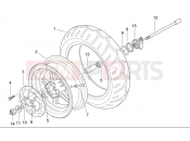 APRILIA SR 50 Di-Tech & Carb. első kerék