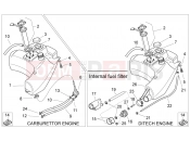 APRILIA SR 50 Di-Tech & Carb. üzemanyag tank
